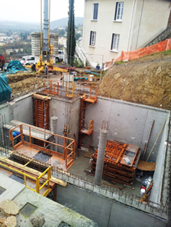 Travaux réservoir d’eau Chavanay